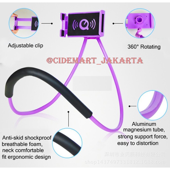 [ORIGINAL] LAZYNECK LEHER DAN PINGGANG / LAZYPOD HOLDER