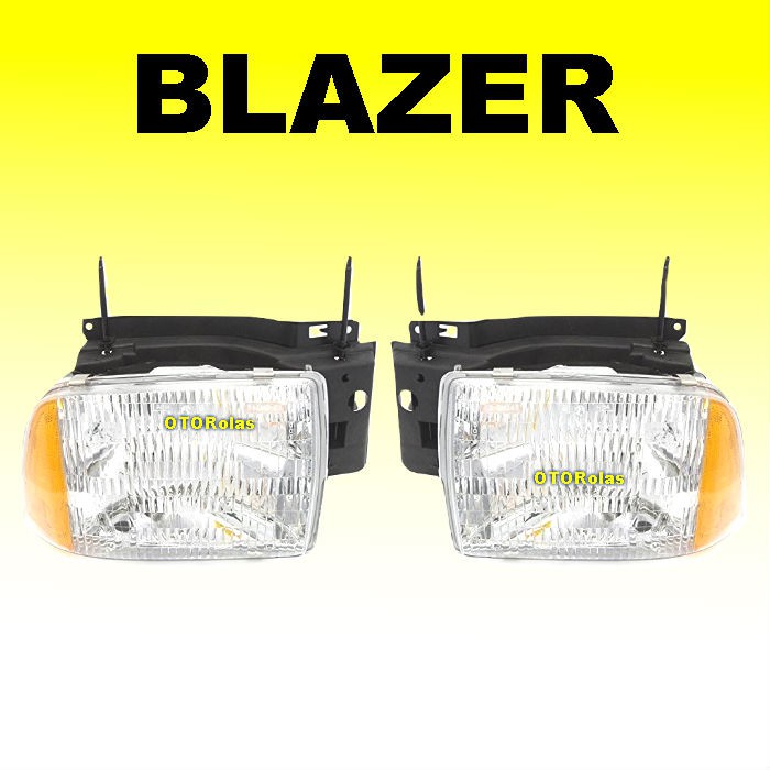LAMPU DEPAN CHEVROLET OPEL BLAZER LT DOHC 1997 96 98 97 1998 1996 HEAD LAMP LIGHT BESAR UTAMA