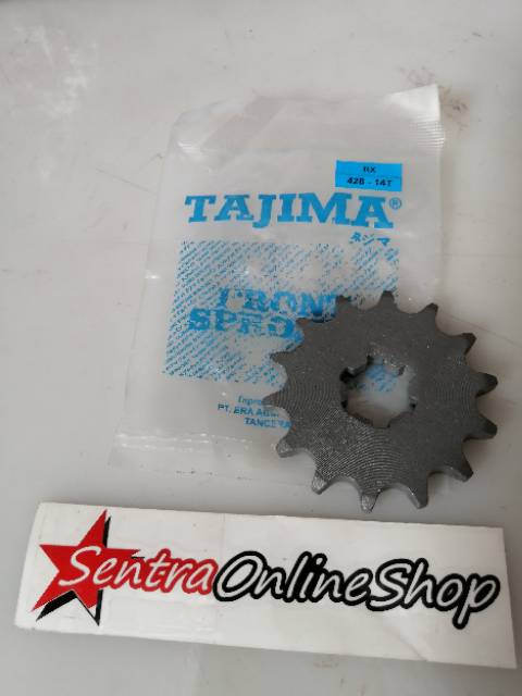 Gir depan rxking rxk rxz vixion jupiter mx 428 14T Tajima