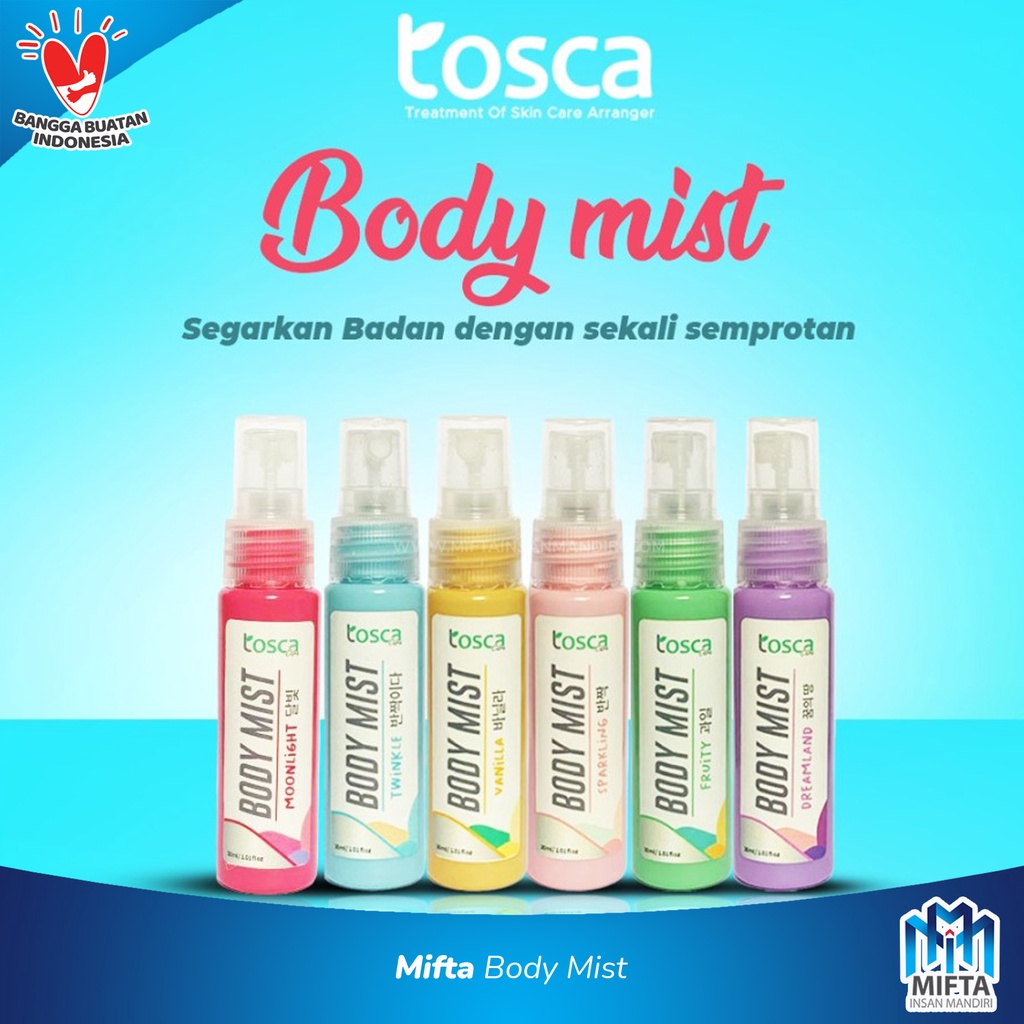 BODY MIST TOSCA 30ML / PARFUM BADAN TOSCA 30ML / TOSCA BODY COLOGNE