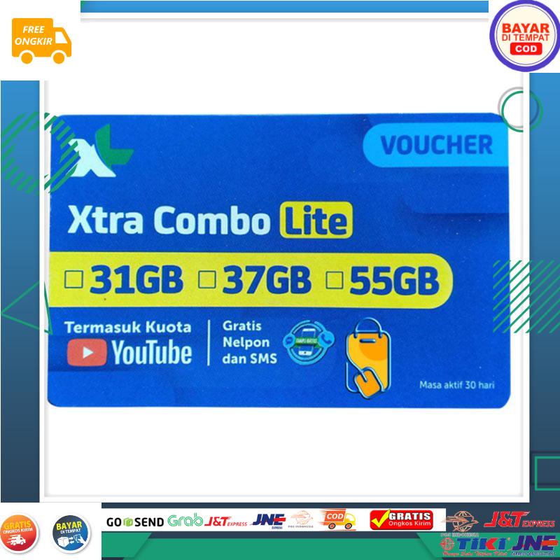 XL Axiata Xtra Combo Lite Voucher Fisik [31GB]