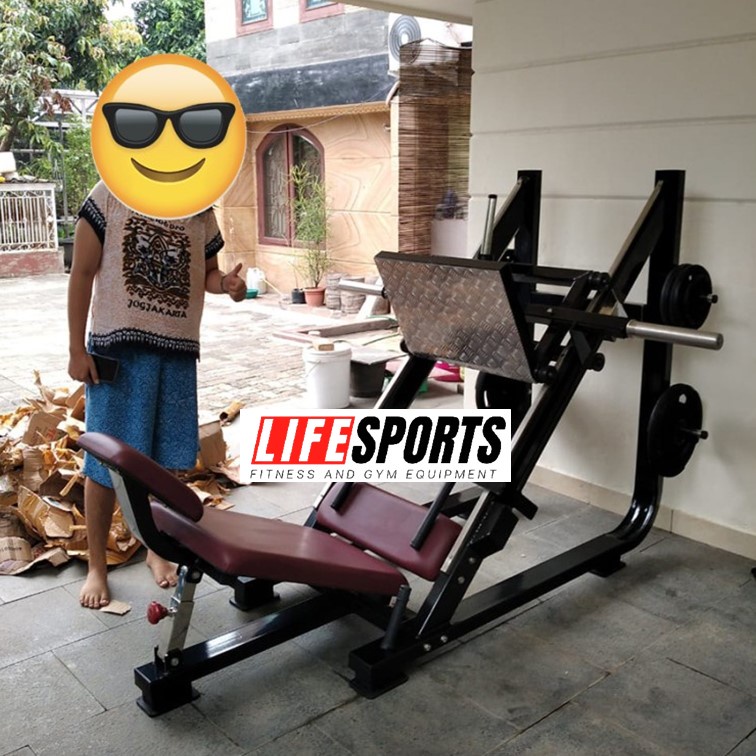 LIFESPORTS - new alat kesehatan olahraga fitness gym angled leg press machine komersial