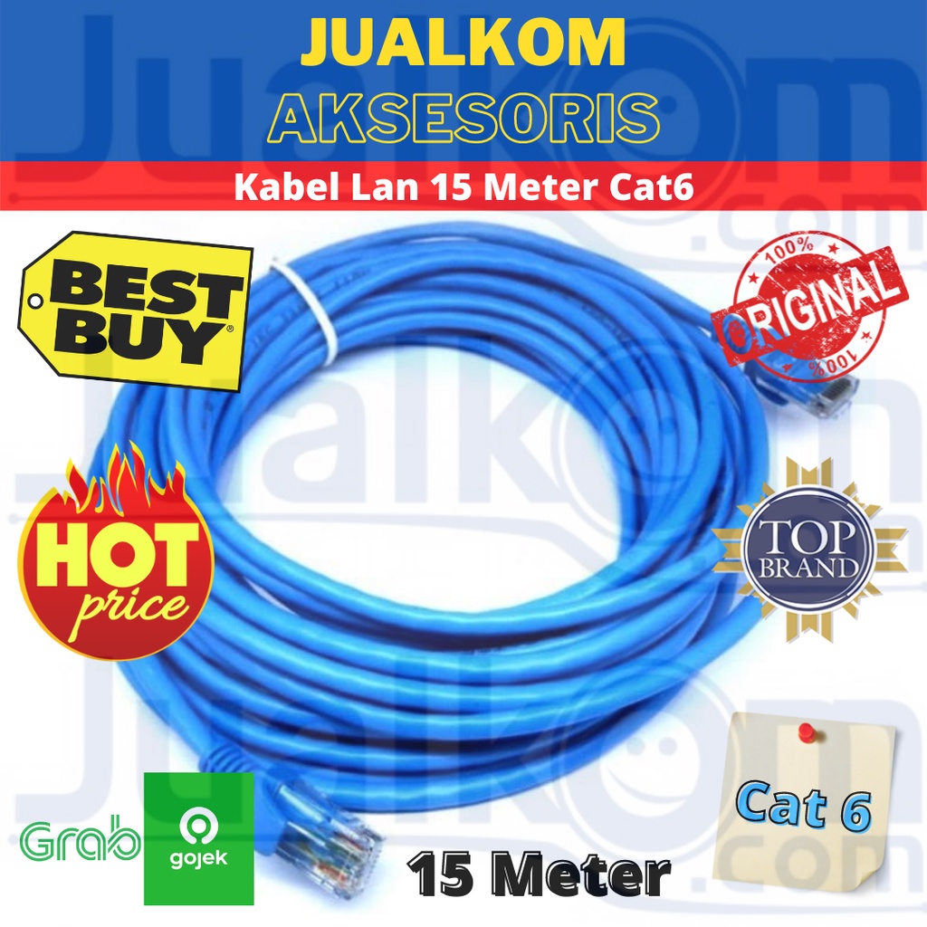 Kabel Lan 15 Meter Cat6