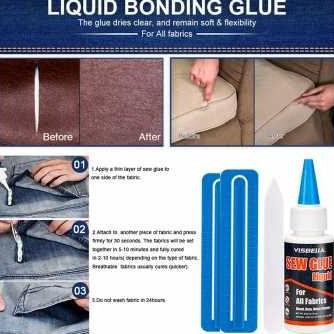 

Lem Kain Tahan Air Lembaran Jeans Repair Tanpa Jahit Flanel Kuat Texti