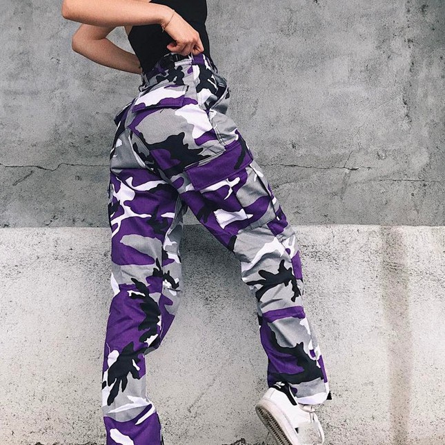 camo cargo jeans womens