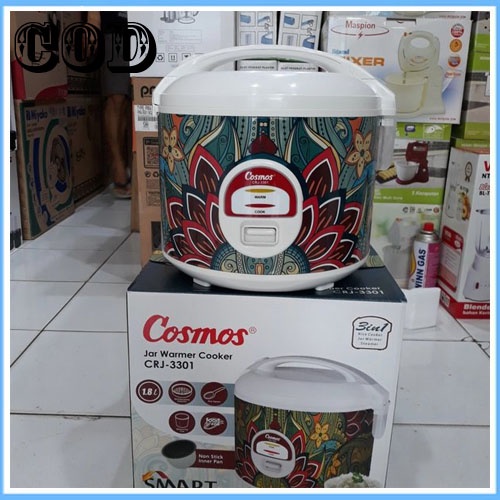 MAGIC COM Cosmos Rice Cooker 3 in 1 CRJ3301 1.8 L - Bergaransi Resmi