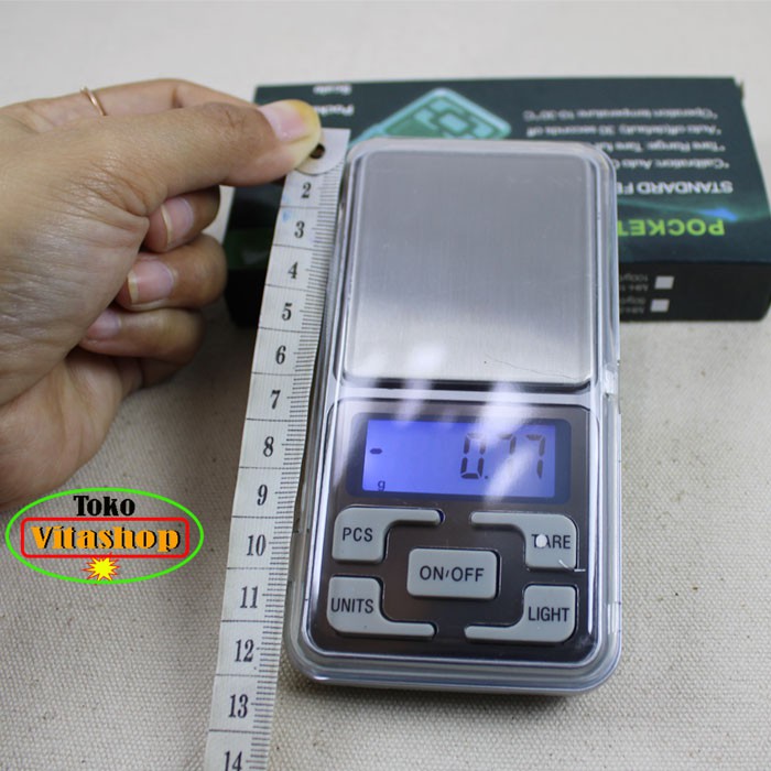 TIMBANGAN DIGITAL EMAS PERMATA POCKET SCALE 200G/0.01G