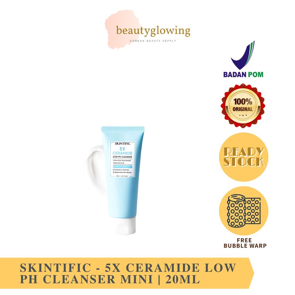 SKINTIFIC 5X Ceramide Low pH Cleanser 15ml MINI