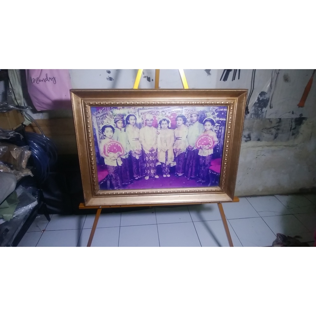 STANDING STAND TRIPOD BESI PAPAN BUNGA JASMINE 150 x 60 PAPER FLOWER -