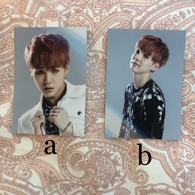 BTS For You Japan 4th Single Special Shibuya Marui Suga Photo Set