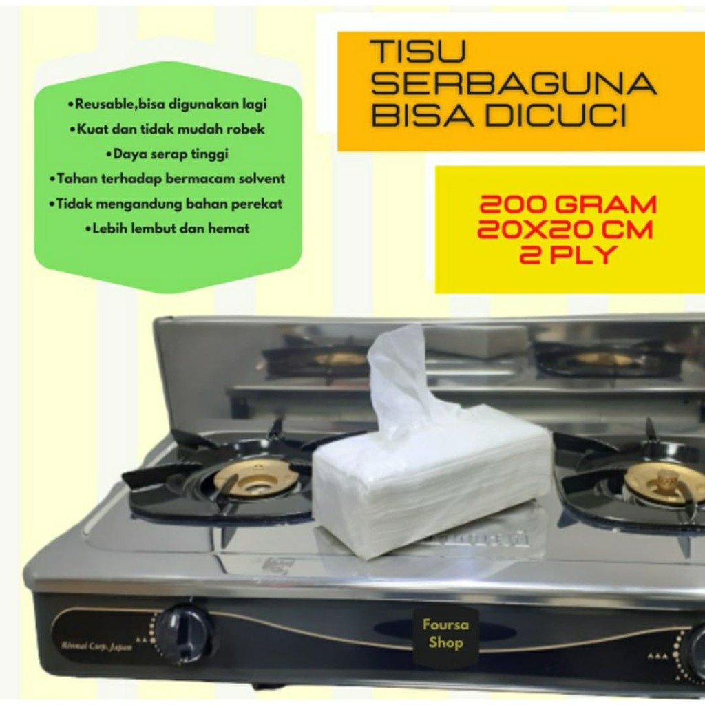 Tissue Serbaguna Tissue Ajaib Tissue kompor bisa di cuci