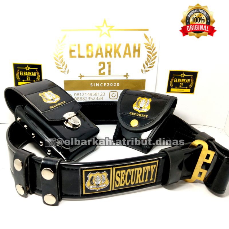 (COD)SABUK KOPEL SECURITY/SATPAM TERBARU EXKLUSIVE