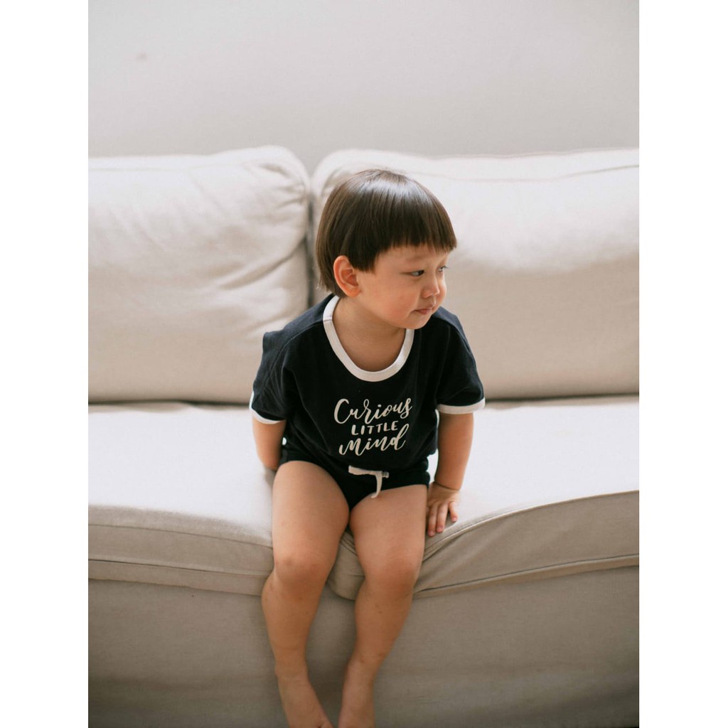 Baju Kaos Bayi Anak BOHOPANNA Overtee Boho X Lettering And Life