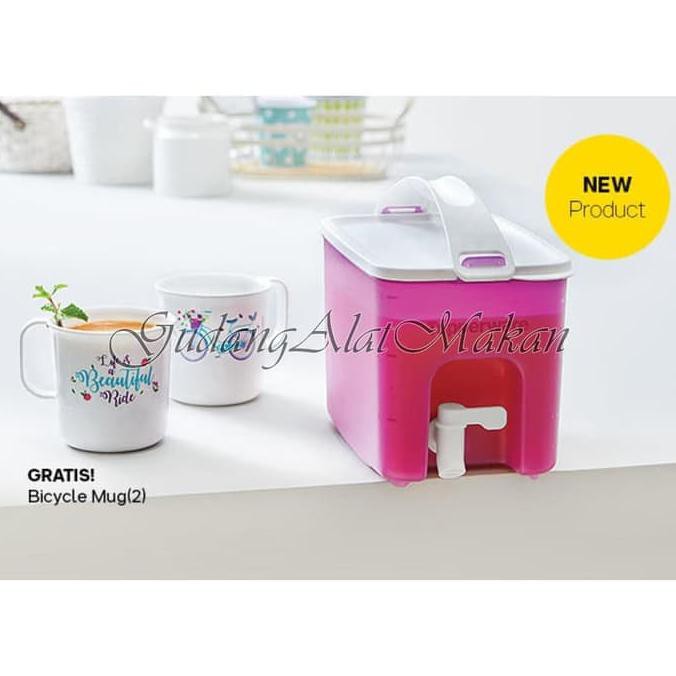 Dijual Tupperware Click To Go Beverage Dispenser Limited