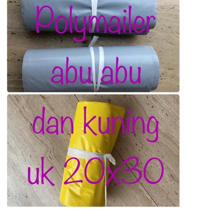 

Paling Laris!! polymailer ABU-ABU dan KUNING ukuran 20x30 ( kurang lebih 100 lembar) top