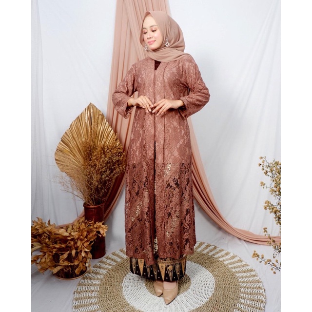 SET KEBAYA HAYATI /  SET KEBAYA WISUDA / SET KEBAYA PESTA / SET KEBAYA KARTINI / SET KEBAYA KUTU BARU / SET KEBAYA TERBARU 2021 / SET KEBAYA  MIRA JAYA-Moca