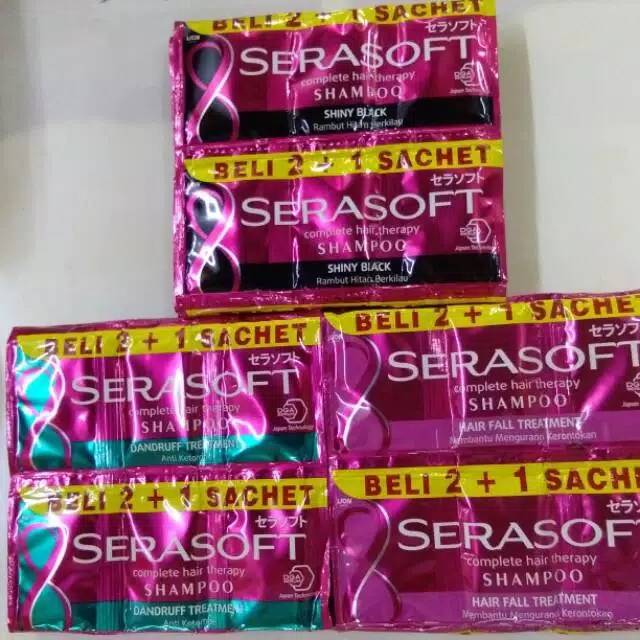 Serasoft Shampo Sachet 12+6