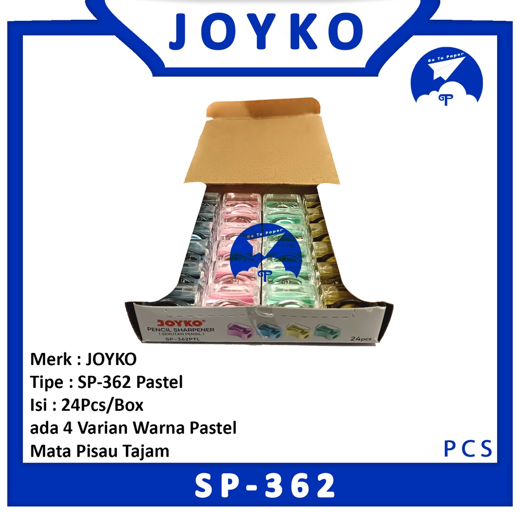 

JOYKO - Rautan Pensil SP-362 Bentuk Roti - Pcs