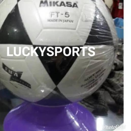 ✧ Bola Kaki Mikasa FT5 Hitam Putih ☎