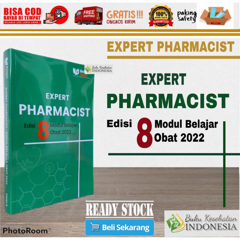 EXPERT PHARMACIST EDISI 8 MODUL BELAJAR OBAT 2022 / BUKU UKAI 2022 / FARMASI APOTEKER / UKAI 2022 FA