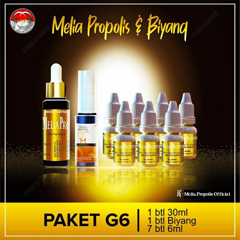 Melia Propolis 30 ml | Melia Propolis 6 ml | Melia Biyang