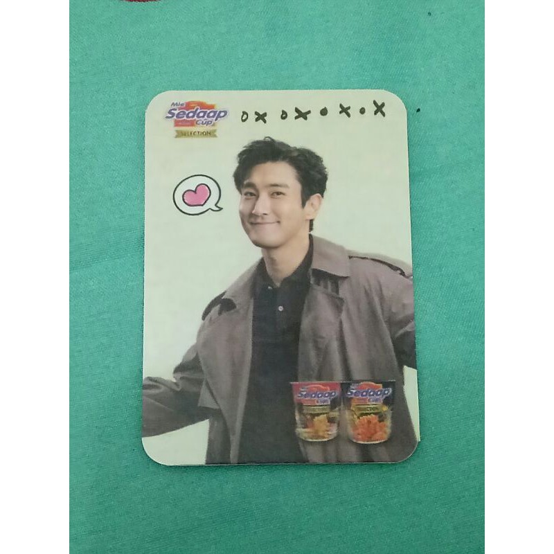 SIWON PHOTOCARD MIE SEDAAP CUP