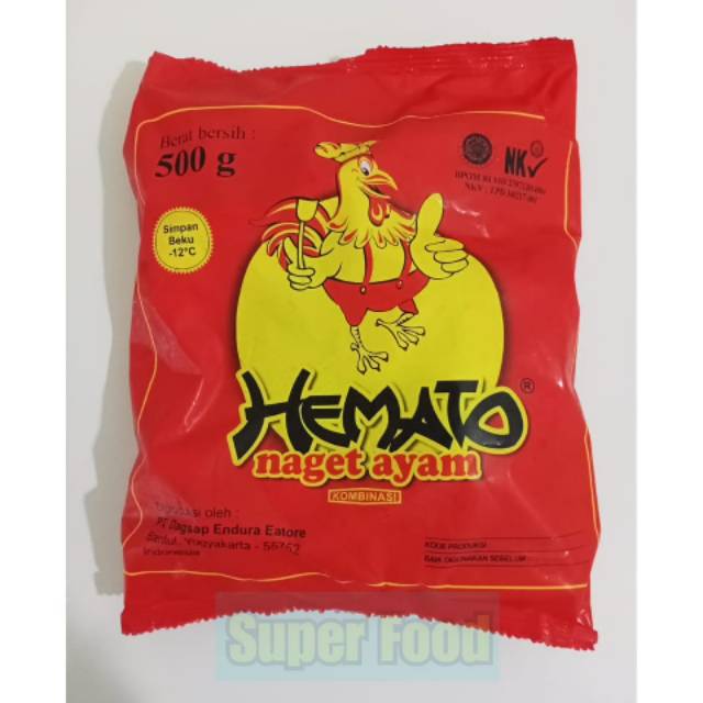 Hemato Nugget Ayam Bentuk Hati 500gr