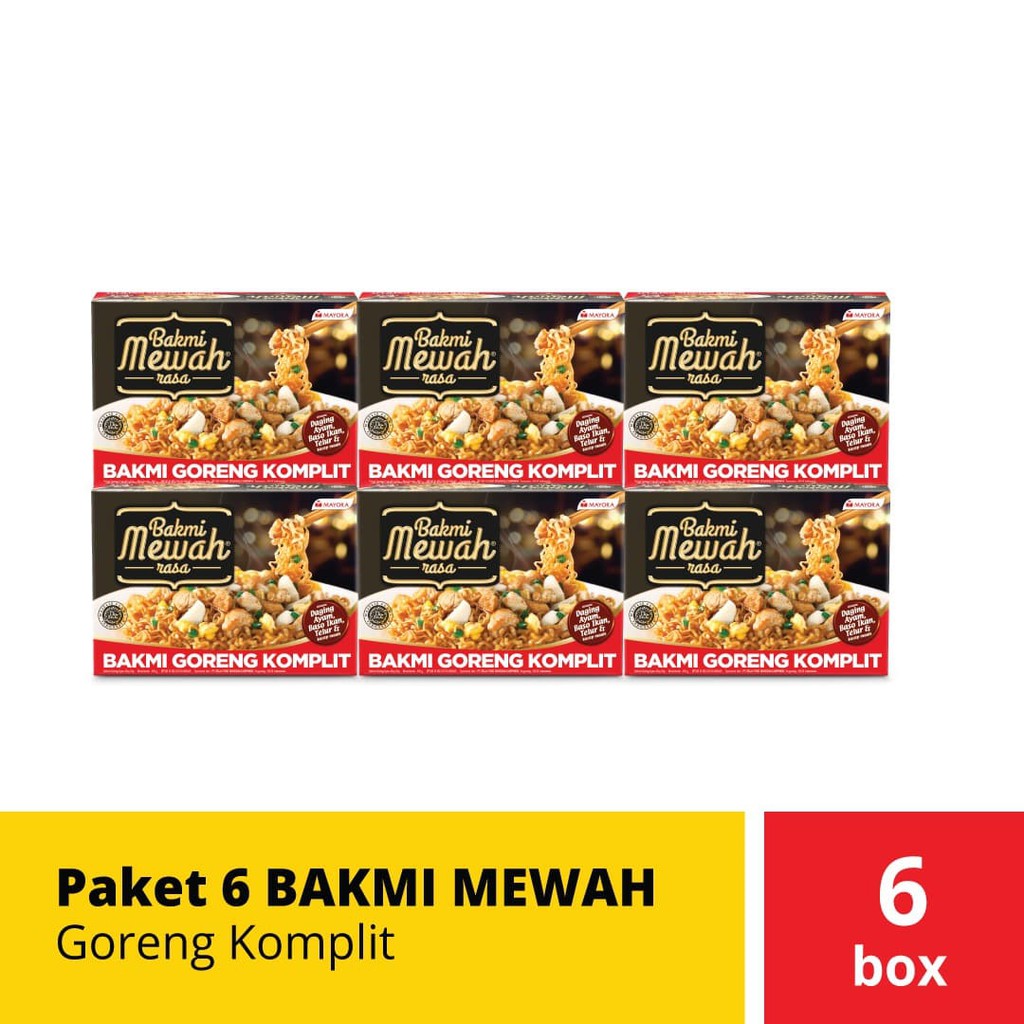 

PROMO PAKET 6 BAKMI MEWAH GORENG KOMPLIT TERMURAH