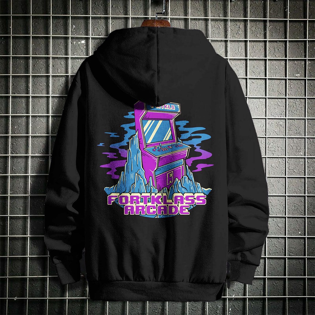 FORTGLASS Arcade Hoodie Premium Pria Lengan Panjang / Sweatshirt unisex By Fortklass