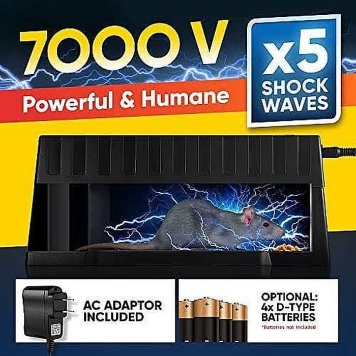 Perangkap Pembunuh Tikus dengan Setrum Listrik Rat Zapper Idealife YPG_146