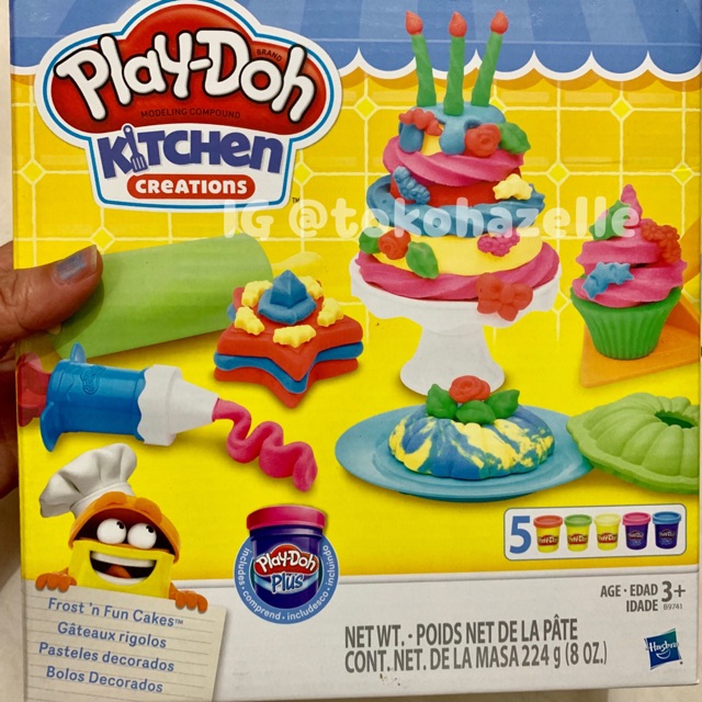 play doh kitchen creations cake