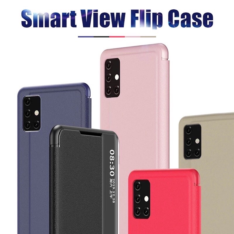 FLIP COVER DIGITAL SMART VIEW SAMSUNG A02 A02S A10 A20 A30 A50 A10S A20S A30S A50S STANDING COVER