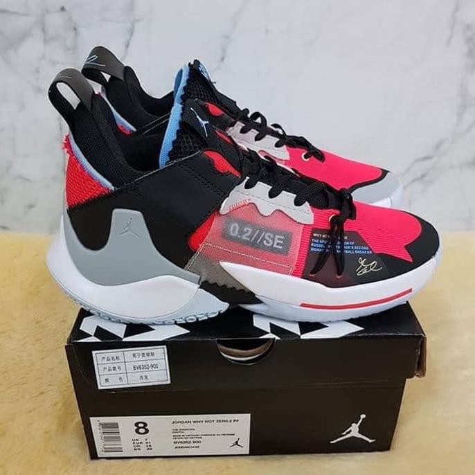 ■ SALE BASKETBALL SHOES SEPATU BASKET■ NIKE JORDAN WHY NOT ZERO 2 "RED ORBIT" PREMIUM SALE