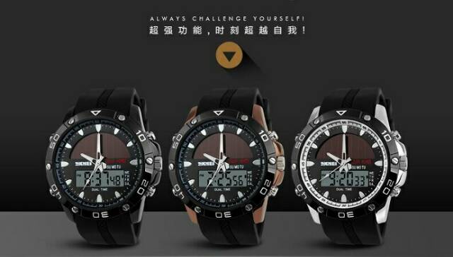 [Waterproof/Tahan Air] Jam Tangan Analog Digital - AD1064E EMWS21BR