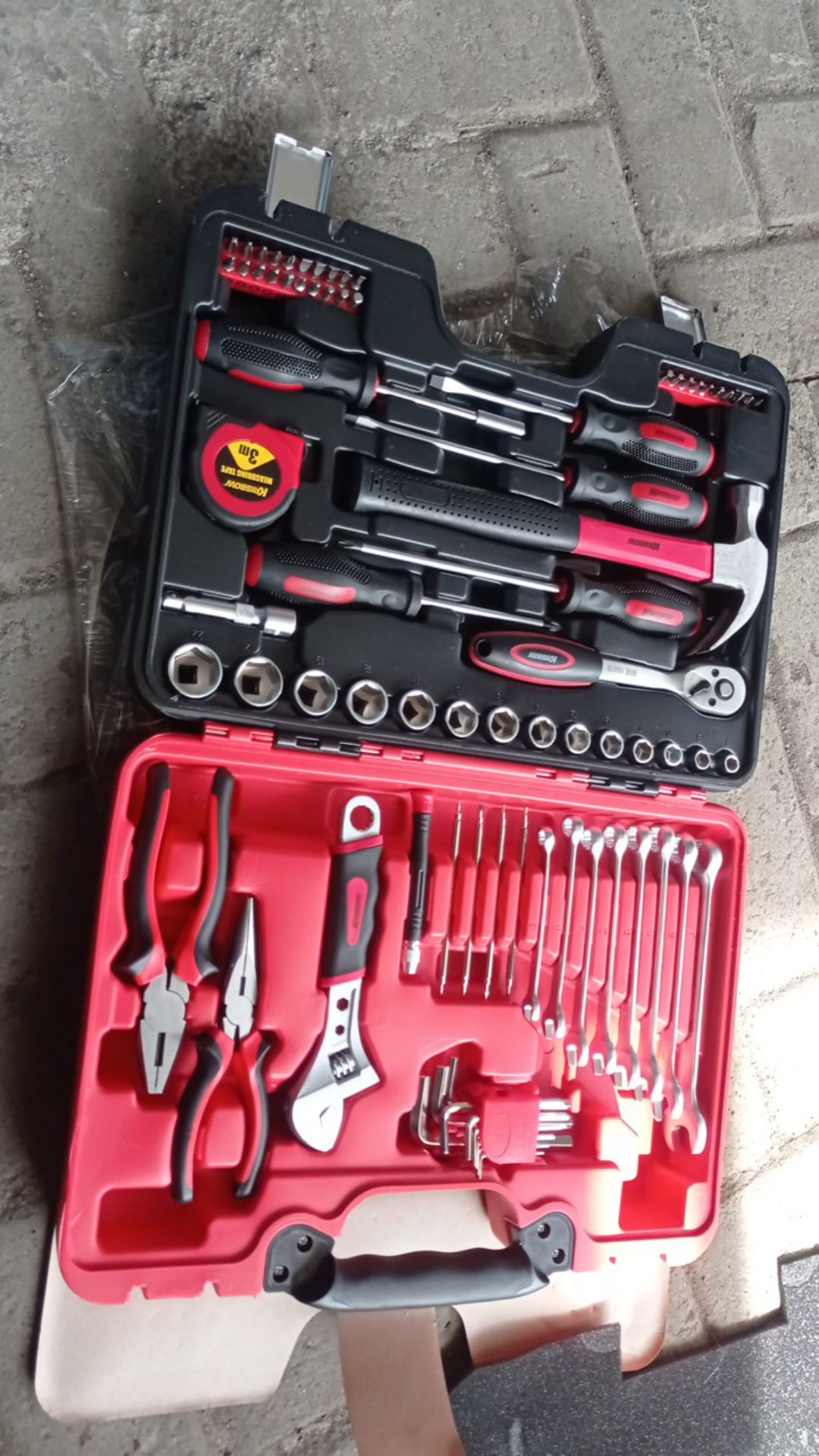 Toolkit 78 Box Set Tool Kit Original Krisbow Kotak Perkakas Mekanik With Tool Case