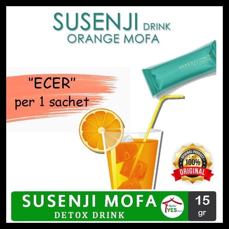 Ecer Susenji Drink Orange Mofa Detox / Diet / Pelangsing Badan