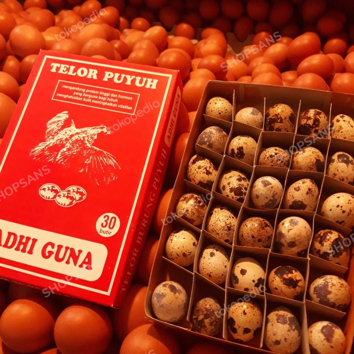 

Telur Burung Puyuh / Telur Puyuh adhi Ghuna 30 butir