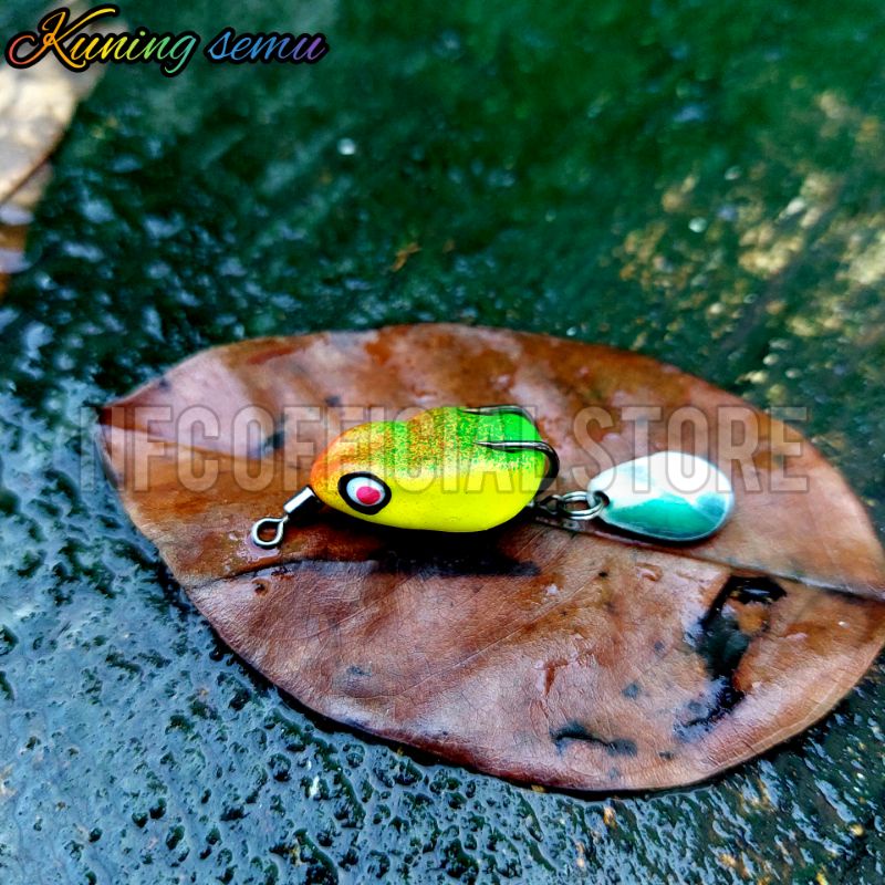 Soft frog mini 2,5 cm 2,5 gram SPESIALIS KOCOLAN Anti Mocel AUTO DITELAN