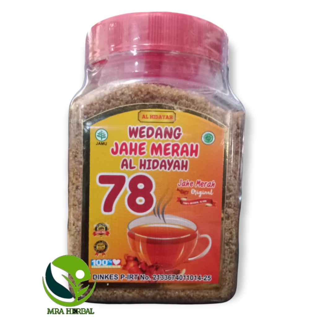 

WEDANG JAHE MERAH SUPER 78/JAHE MERAH AL HIDAYAH 78 | Kemasan Toples 250gr.