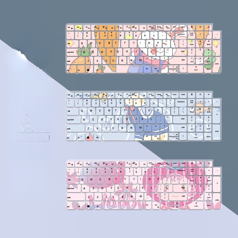 Cover Pelindung Keyboard Motif Kartun Bunga Anti Debu Untuk DELL Latitude 7520