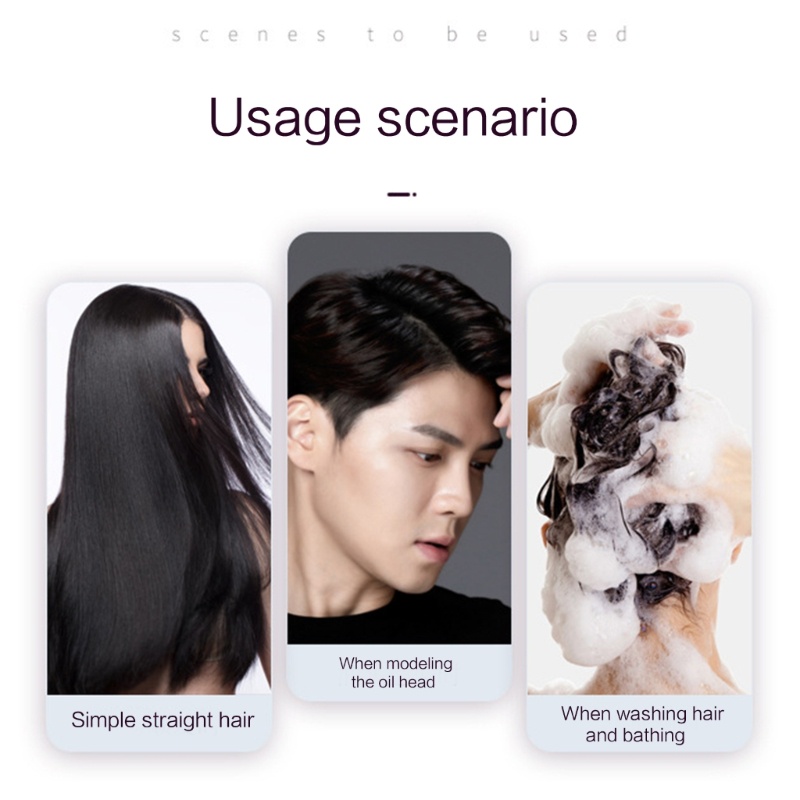 3pcs / set Sisir Rambut Keriting Basah Kering Anti Statis Model Rongga Untuk Pria Dan Wanita