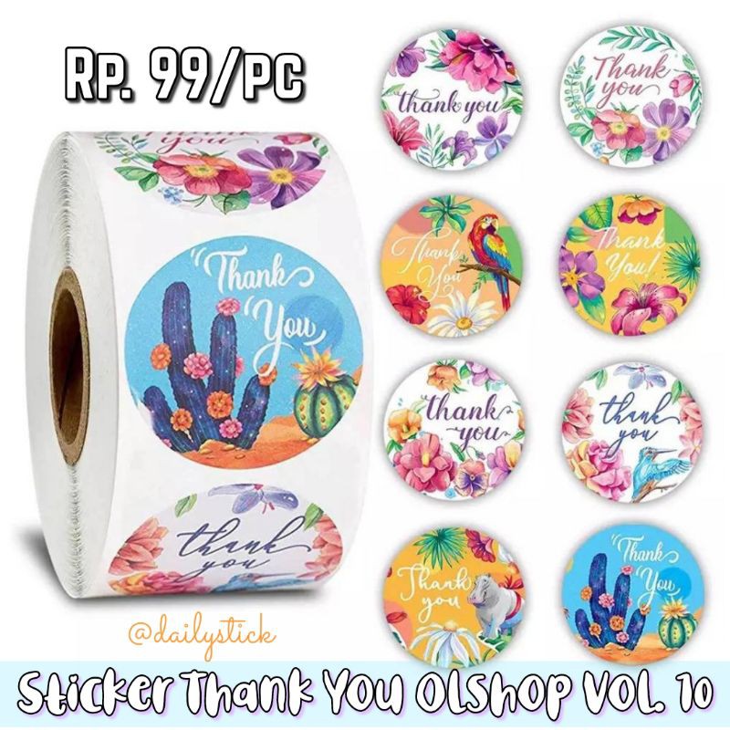 

Sticker Thank You Olshop Vol. 10
