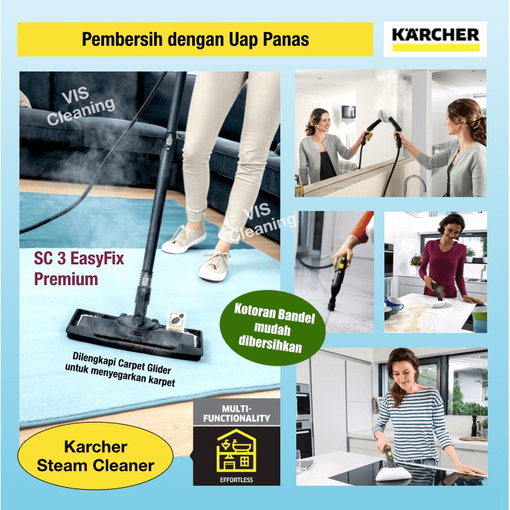 Steam Cleaner Karcher SC 3 EasyFix Premium (Pembersih dgn Uap Panas)