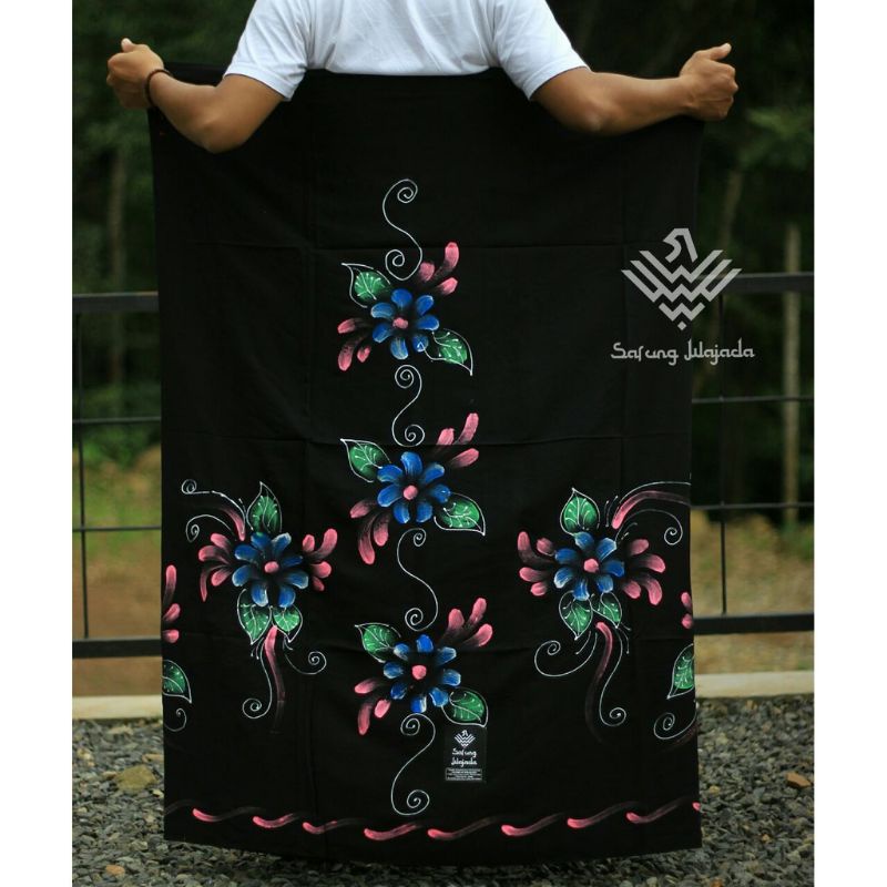 SARUNG BATIK WANITA LUKIS TERBARU TERLARIS DAN  KEKINIAN ASLI PEKALONGAN/SARUNG BATIK AQIL/SARUNG MBAK SANTRI ADEM DAN TEBAL MOTIF BUNGA BUNGA