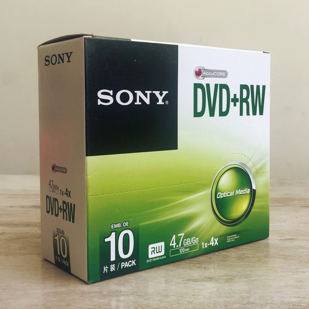 (Jual Satuan) DVD+RW Sony Single Pack 4.7GB Slim Case