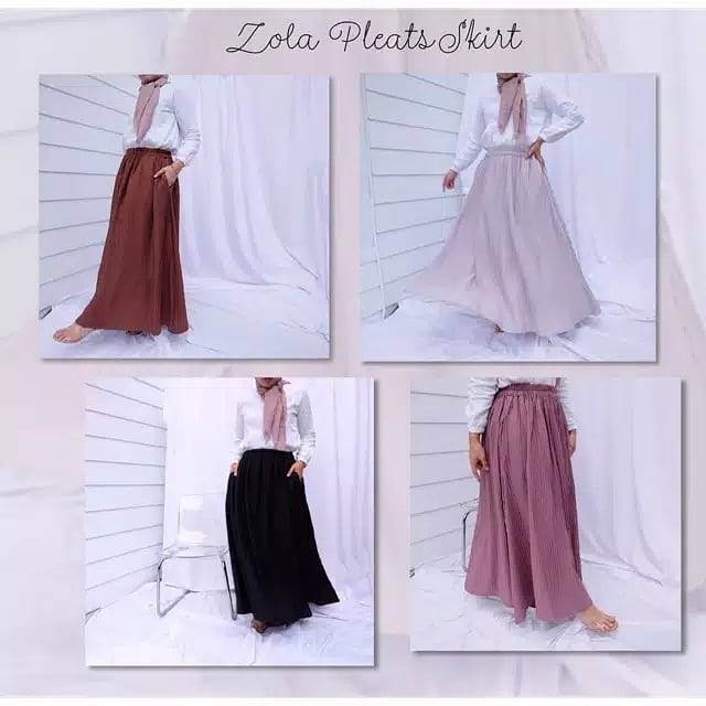 ZOLA PLEATS SKIRT PULCHRA GALLERY