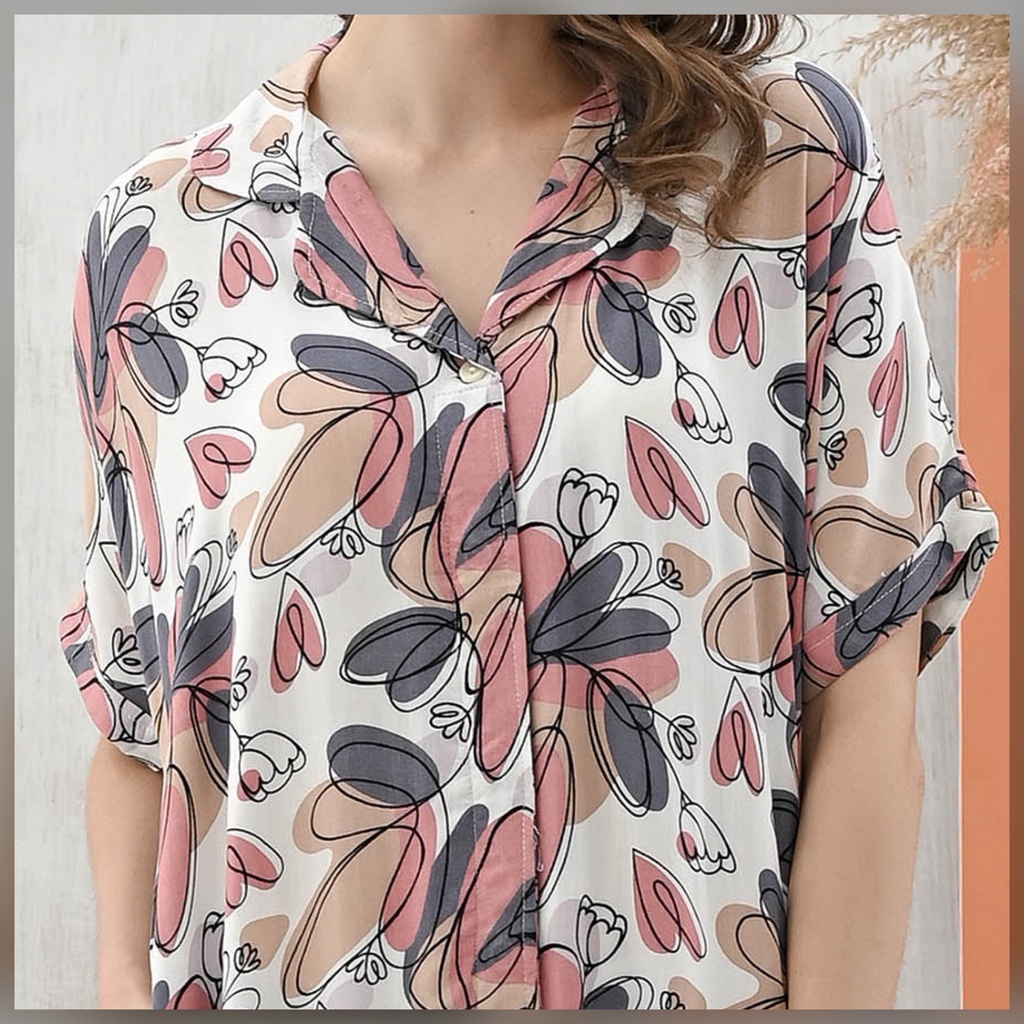 Yoko Nightdress - Sleepwear Daster-Tulip