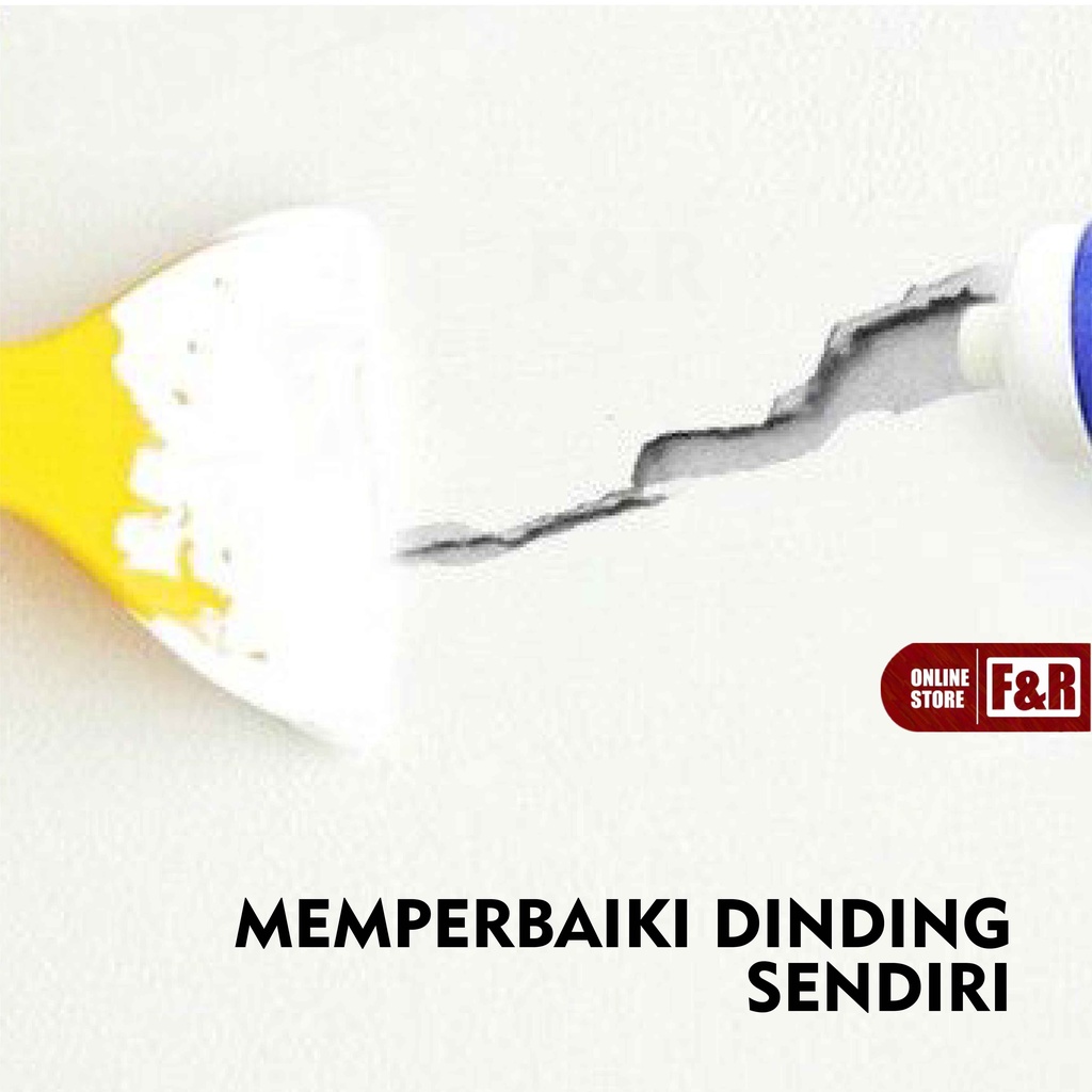 Dempul Tembok Krim Penambal Dinding Wall Repair Pasta Dempul Cream Penutup Dinding Waterproof 3 in 1