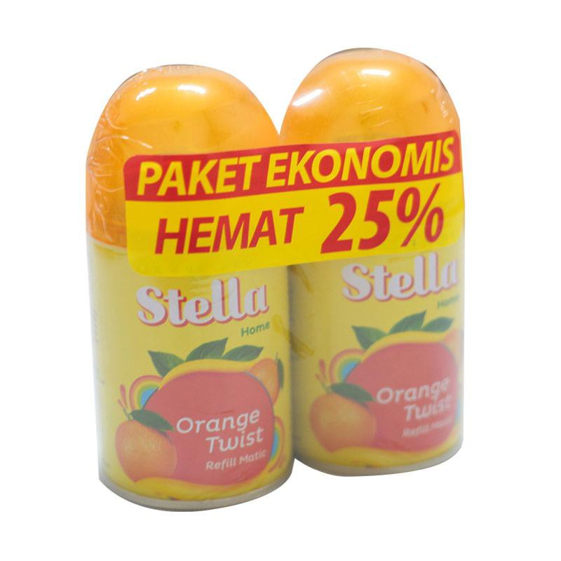 Stella Matic Refill Orange Twist Paket isi  2 x 225 ML