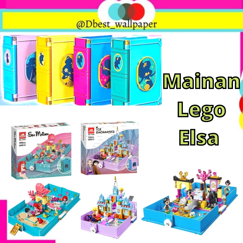 Mainan Anak Anak Kartun Karakter Frozen Elsa Anna Ana Lego Leggo Kado Gift Unik Lucu Mainan Anak Cew